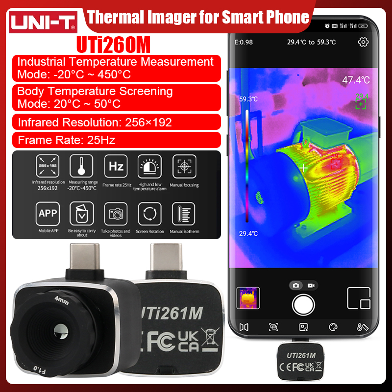 UNI-T UTi261M Termal Kamera 25 - Thermal Imaging Camera 256X192 incelemesi ve fiyatı